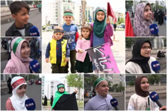 Mevlid-i Nebi etkinliğine katılan minikler duygularını paylaştı