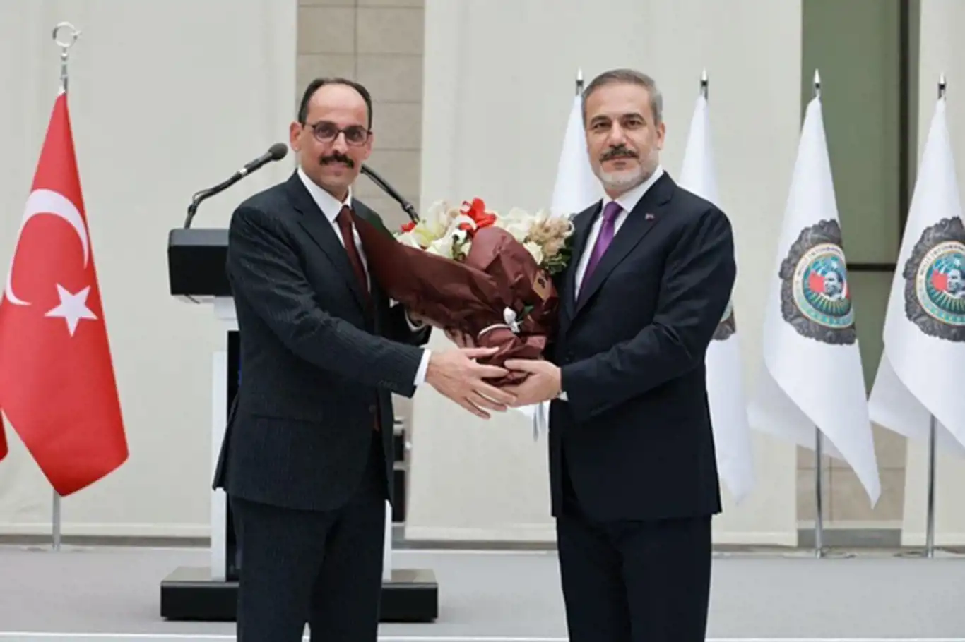 İbrahim Kalın, Hakan Fidan'dan görevi devraldı İbrahim Kalın, Hakan Fidan'dan görevi devraldı