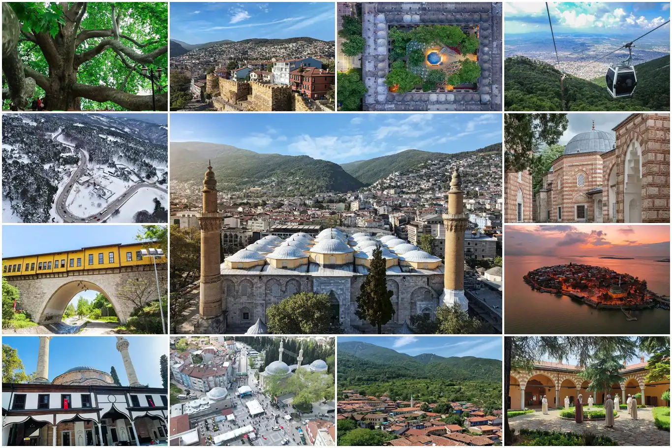 Bursa'da gezip görülecek yerler nereleridir?