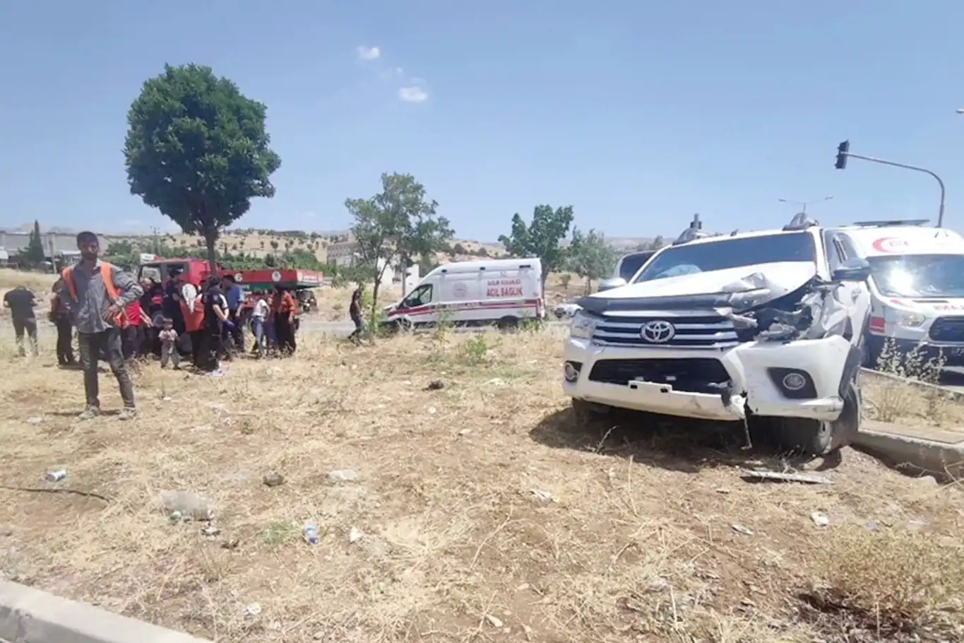 Şırnak'ta trafik kazası: 2 yaralı Şırnak'ta trafik kazası: 2 yaralı