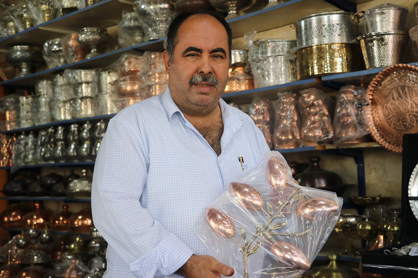 Gaziantep’in tarihi Bakırcılar Çarşısı eski günlerine geri dönüyor
