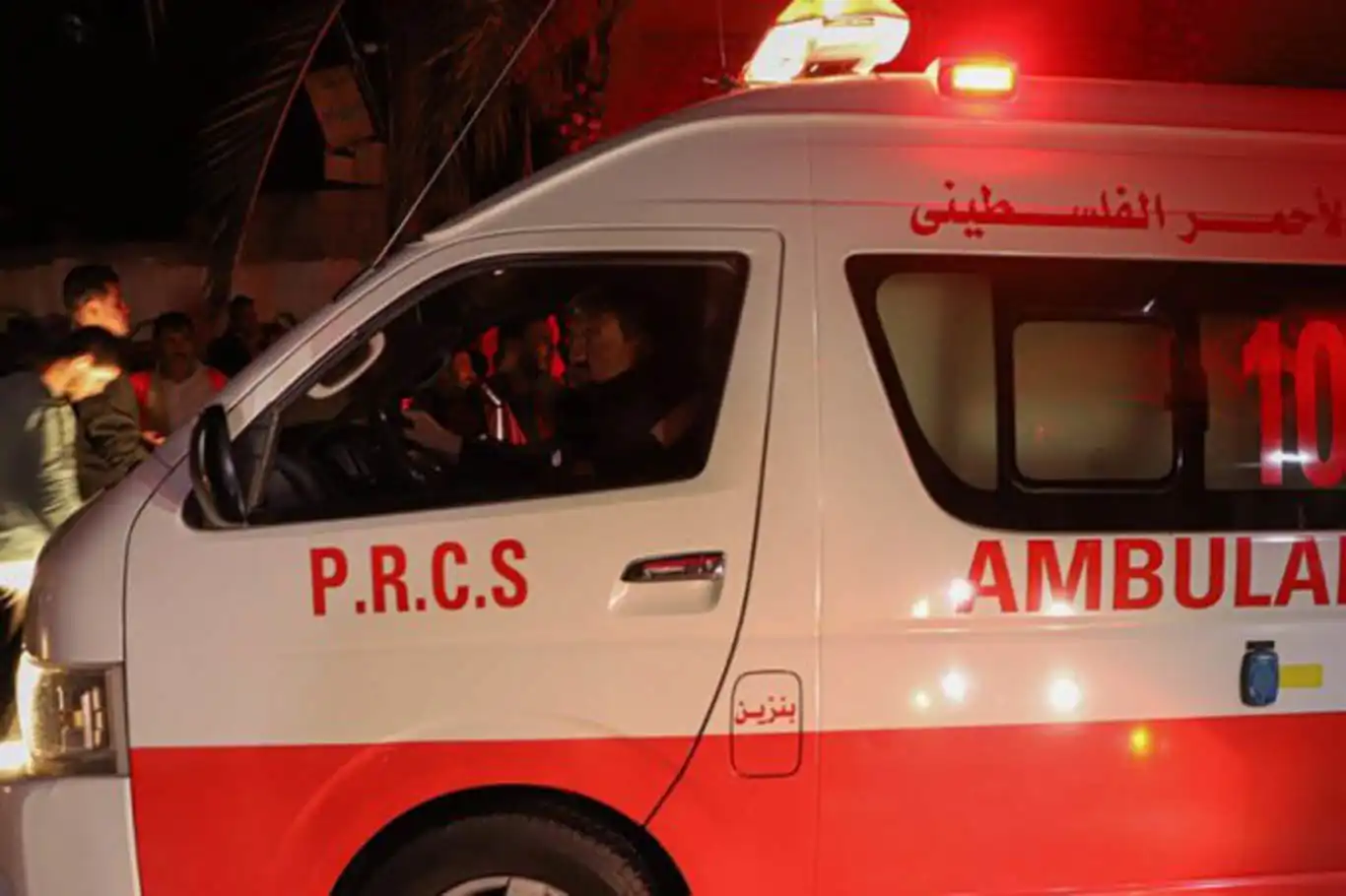 Six Palestine Red Crescent workers martyred in israeli attack on ambulance Six Palestine Red Crescent workers martyred in israeli attack on ambulance