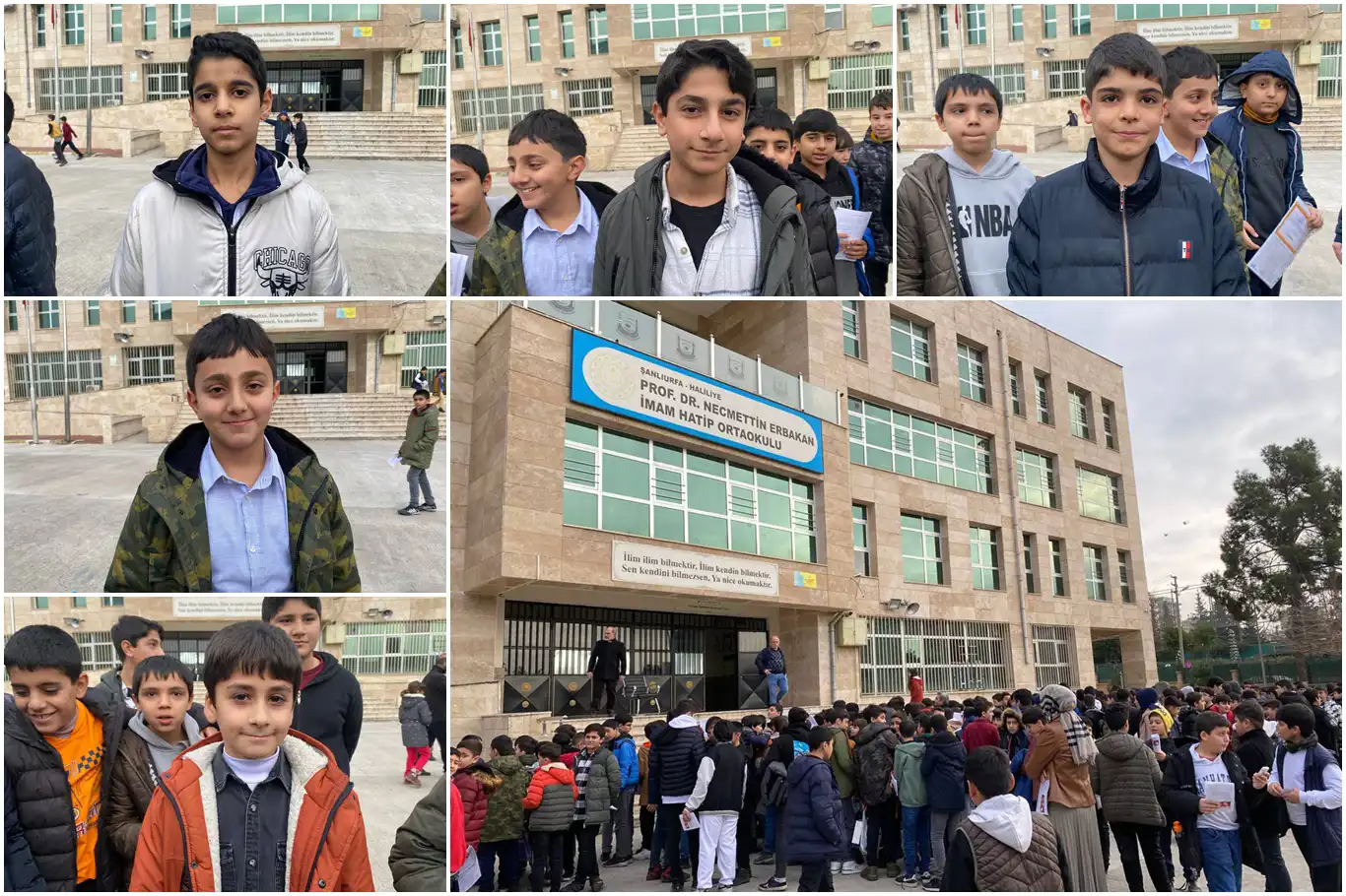 Şanlıurfalı öğrenciler, karne alırken Filistinli kardeşlerini unutmadılar Şanlıurfalı öğrenciler, karne alırken Filistinli kardeşlerini unutmadılar