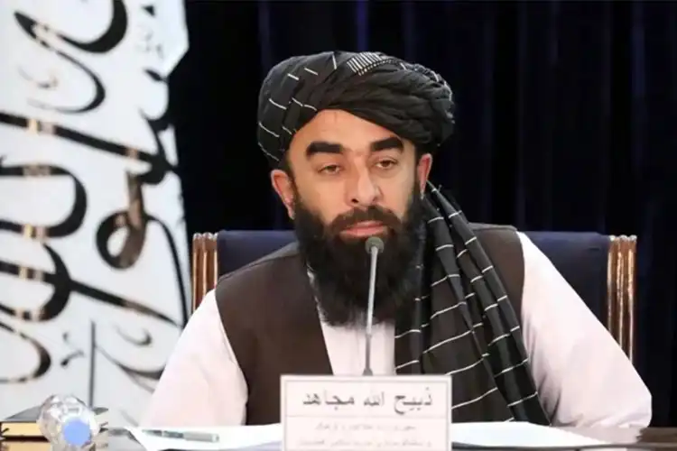 ذبيح الله مجاهد: "الاستقرار والأمان موجود في أفغانستان ولا يوجد أي تمييز" ذبيح الله مجاهد: "الاستقرار والأمان موجود في أفغانستان ولا يوجد أي تمييز"