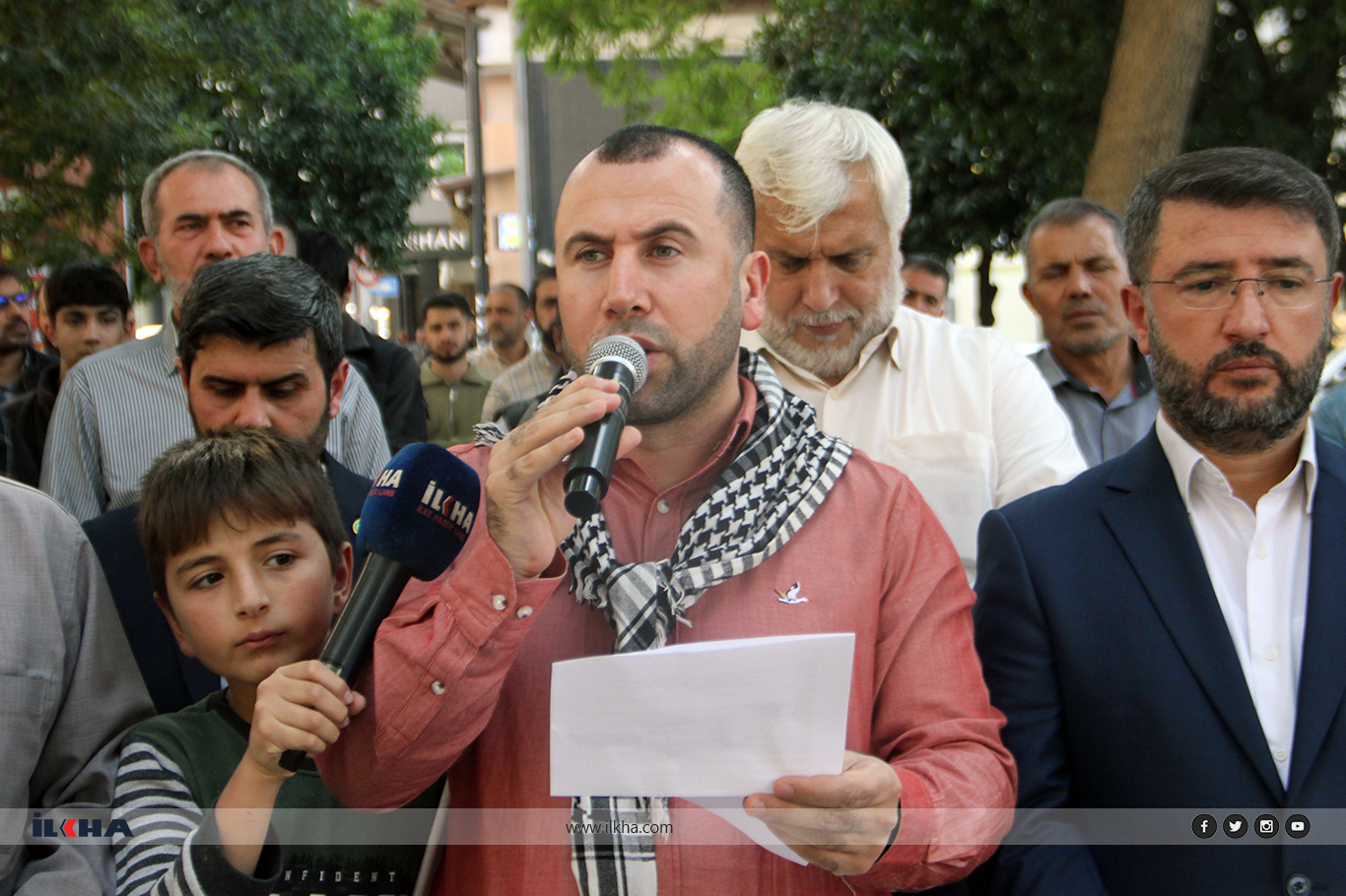 Protesters in Adana urge global action against Gaza genocide Protesters in Adana urge global action against Gaza genocide
