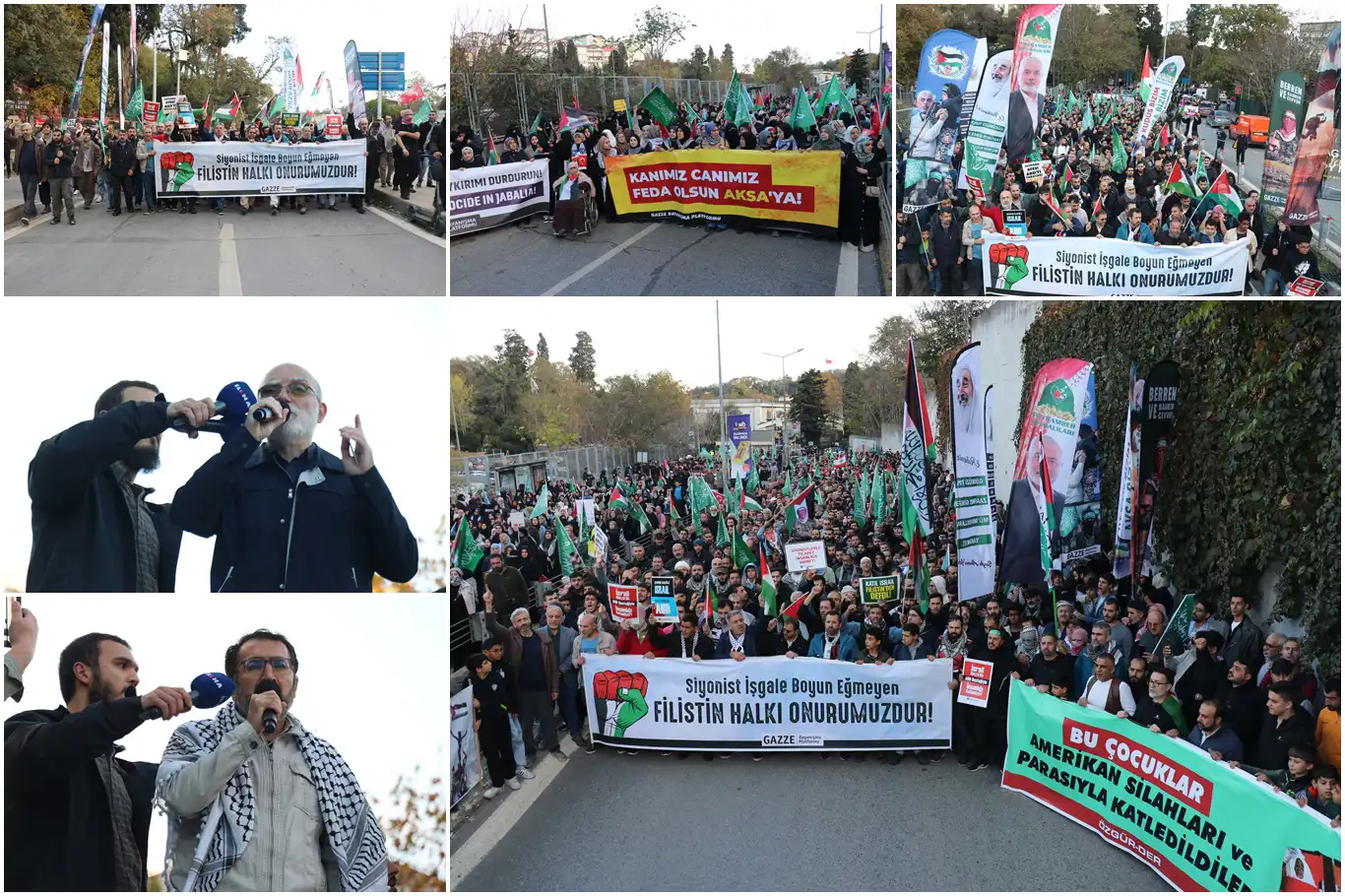 İstanbul'da ABD protestosu: Yöneticiler halkın taleplerine kulak vererek harekete geçmeli İstanbul'da ABD protestosu: Yöneticiler halkın taleplerine kulak vererek harekete geçmeli