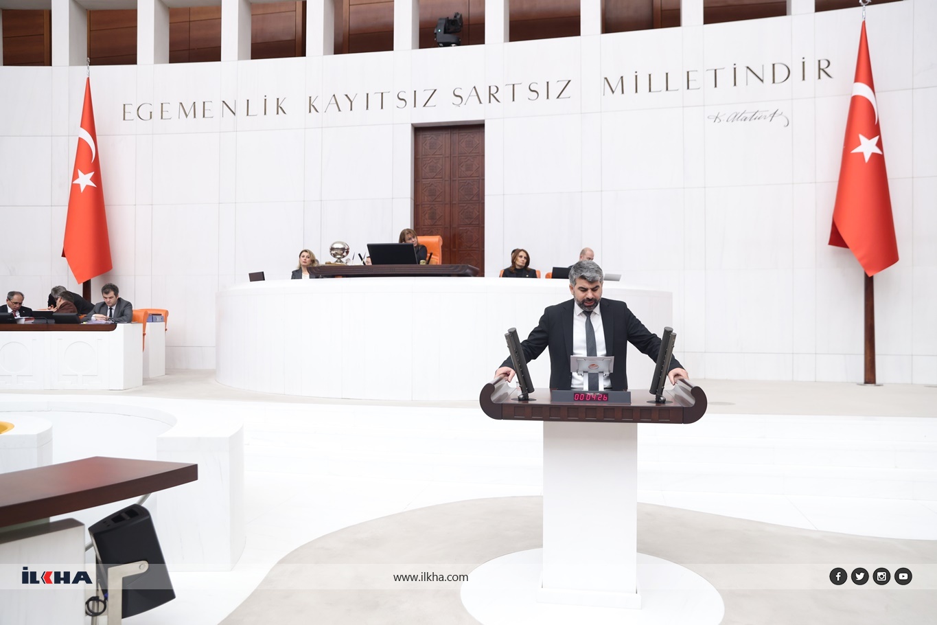 HÜDA PAR's Dinç calls for moral upliftment during budget debate at parliament HÜDA PAR's Dinç calls for moral upliftment during budget debate at parliament