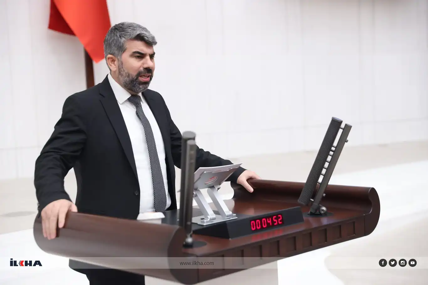 HÜDA PAR's Dinç calls for moral upliftment during budget debate at parliament HÜDA PAR's Dinç calls for moral upliftment during budget debate at parliament