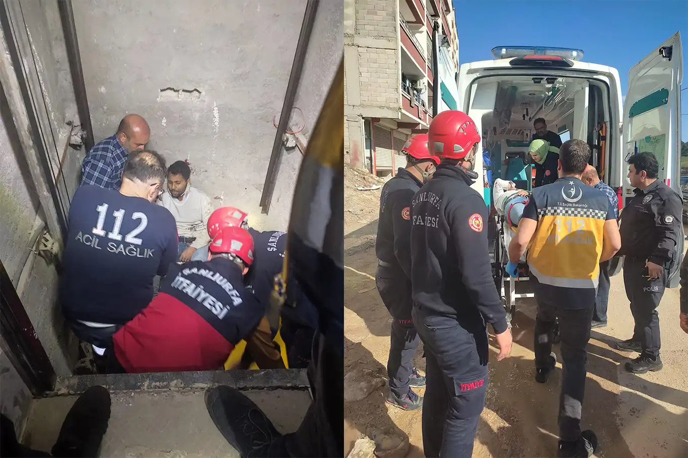 Asansör boşluğuna düşen şahıs yaralandı Asansör boşluğuna düşen şahıs yaralandı