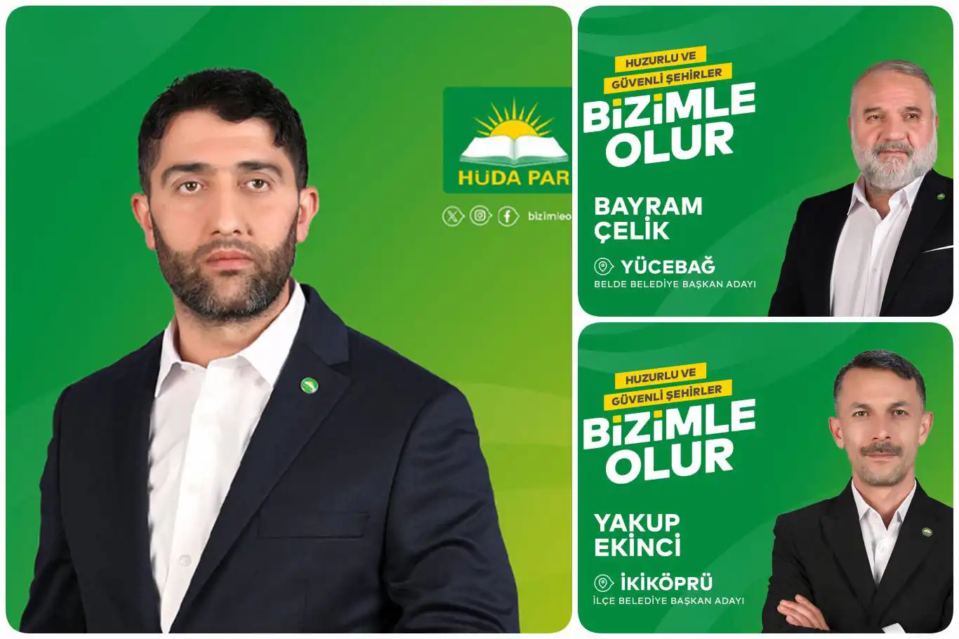 HÜDA PAR'ın Batman'ın Sason ilçesi ile 2 belde belediyesi adayları açıklandı HÜDA PAR'ın Batman'ın Sason ilçesi ile 2 belde belediyesi adayları açıklandı
