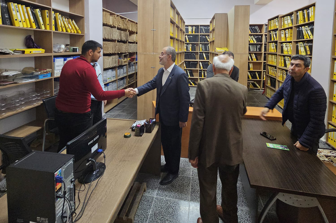 HÜDA PAR Adıyaman adayı Yetiş'ten kurum ziyaretleri  