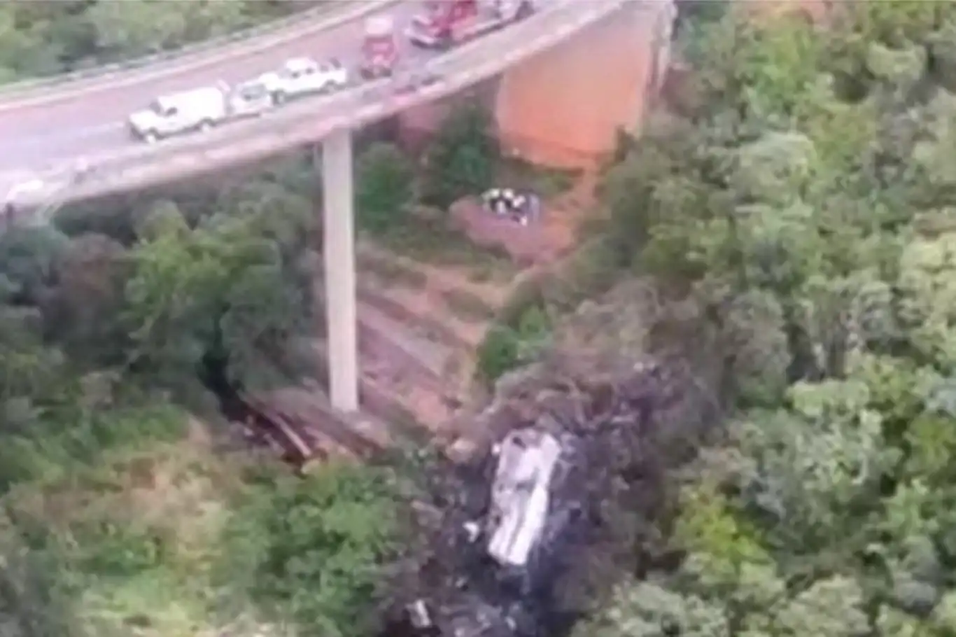 Devastating accident in South Africa: 45 killed as bus plunges off bridge in Limpopo province Devastating accident in South Africa: 45 killed as bus plunges off bridge in Limpopo province