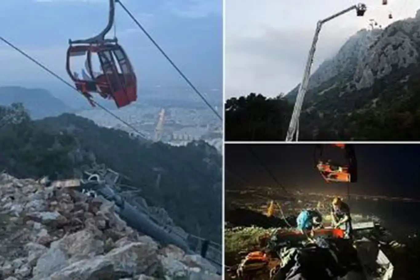Antalya'da teleferik kazası: 1 ölü, 7 yaralı Antalya'da teleferik kazası: 1 ölü, 7 yaralı