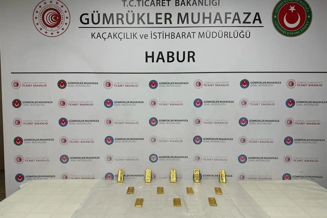 Habur'da 50 milyon TL değerinde altın yakalandı