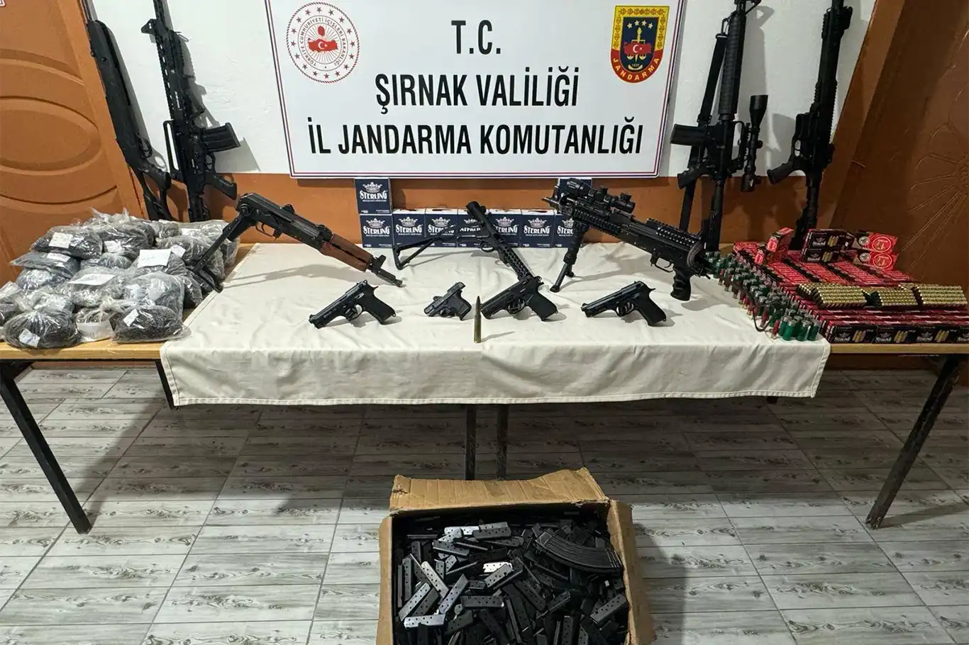 Şırnak'ta kaçak silah imalathanesine operasyon Şırnak'ta kaçak silah imalathanesine operasyon