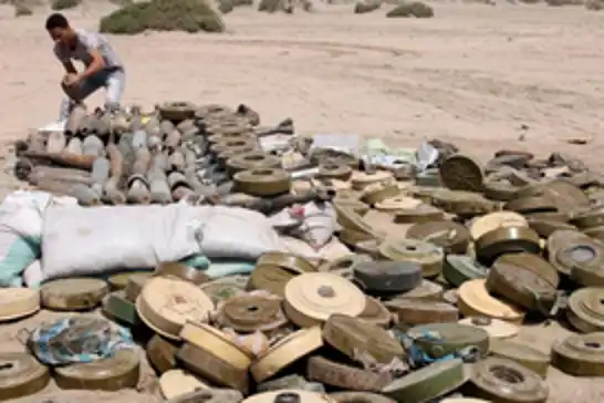 الأمم المتحدة تصدر بياناً بشأن الألغام في ليبيا