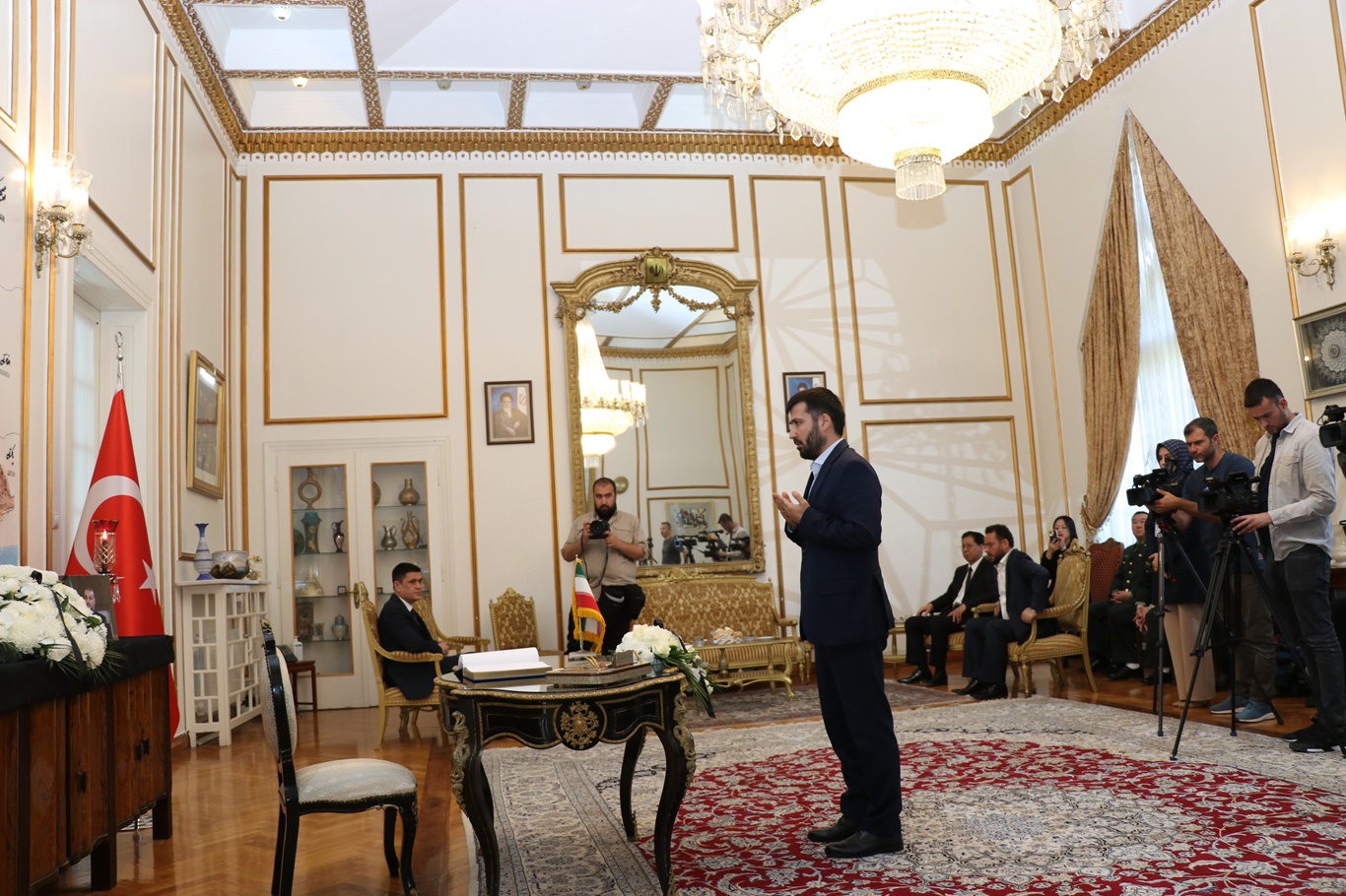 İran Ankara Büyükelçiliği'ne taziye ziyaretleri
