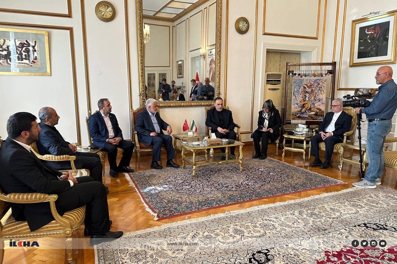 HÜDA PAR Leader visits Iranian embassy to offer condolences HÜDA PAR Leader visits Iranian embassy to offer condolences
