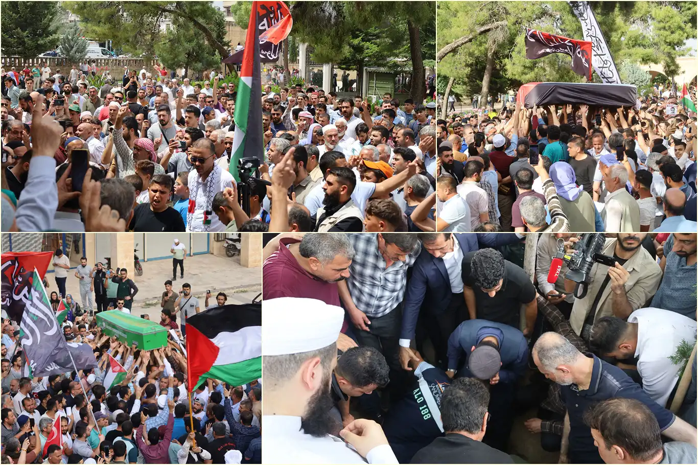 Şehid Hasan Saklanan dua ve tekbirlerle defnedildi Şehid Hasan Saklanan dua ve tekbirlerle defnedildi
