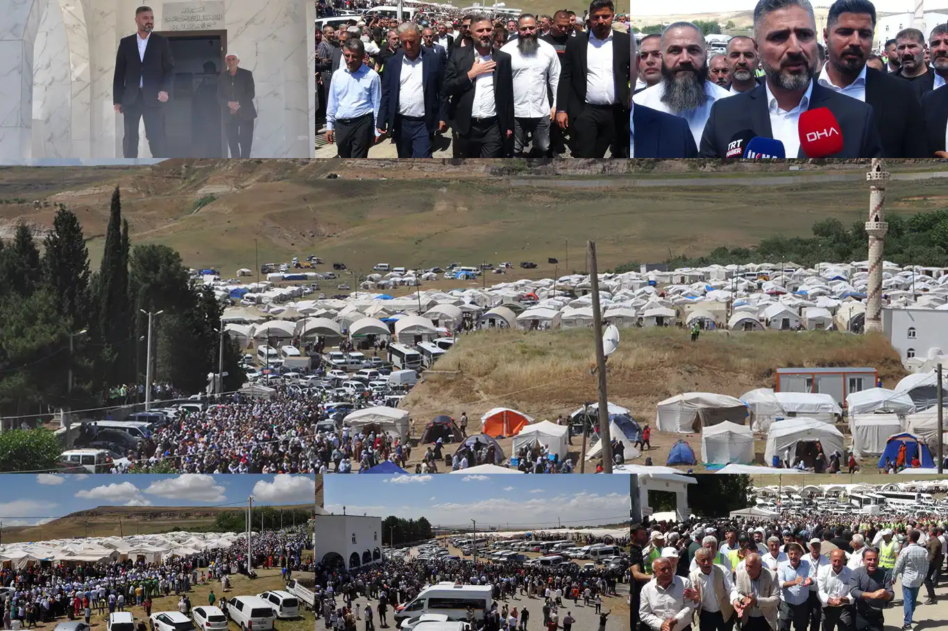 Şeyh Halid türbesi ziyaretçi akınına uğradı Şeyh Halid türbesi ziyaretçi akınına uğradı