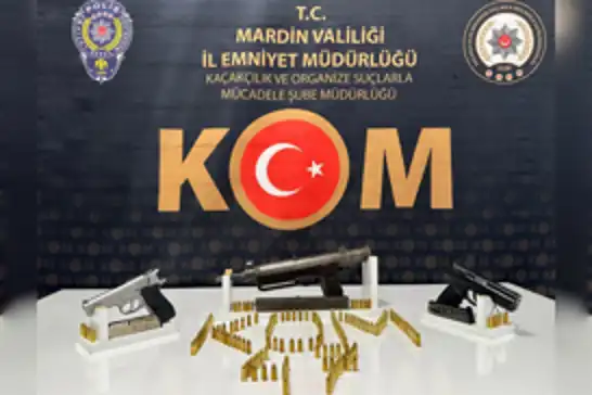 Mardin’de silah kaçakçılığı operasyonu: 8 kişi yakalandı