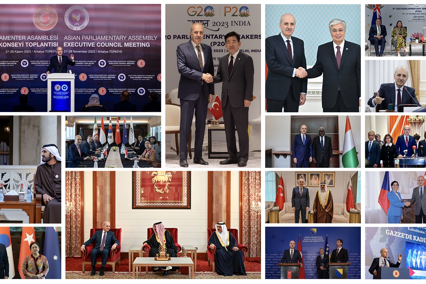 TBMM Başkanı Kurtulmuş, parlamenter diplomasiyi Gazze için yoğunlaştırdı