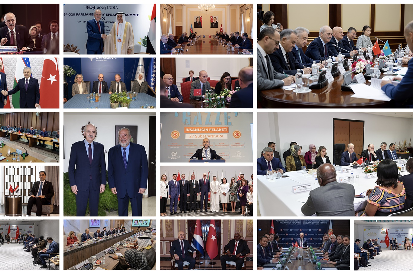 TBMM Başkanı Kurtulmuş, parlamenter diplomasiyi Gazze için yoğunlaştırdı