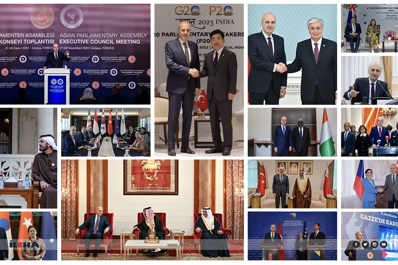 Turkish Parliamentary Speaker meets global leaders to halt Gaza genocide Turkish Parliamentary Speaker meets global leaders to halt Gaza genocide