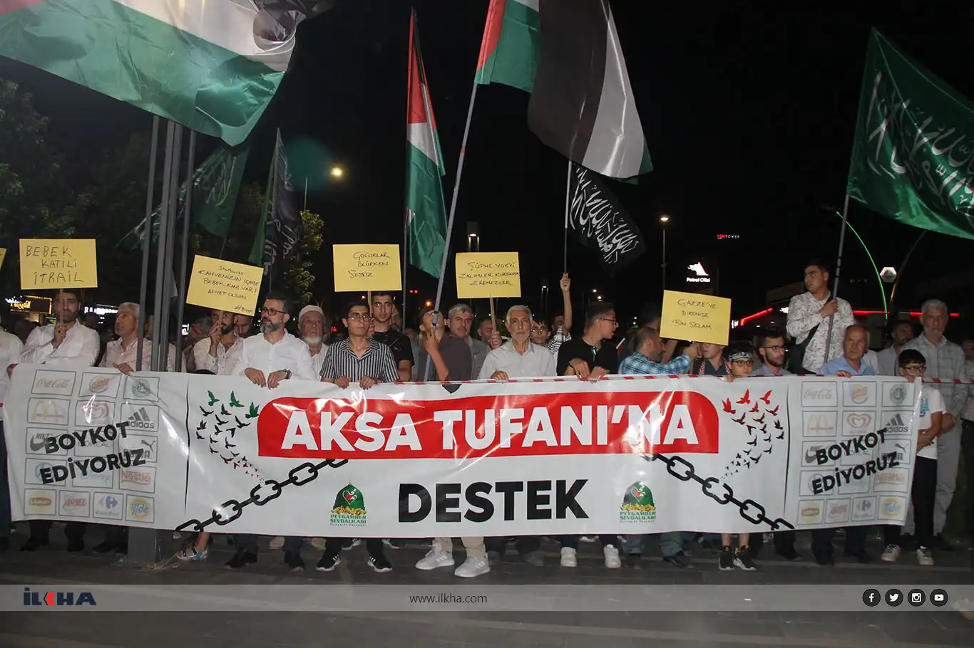Prophet’s Lovers Foundation holds rally in Diyarbakır in support of Palestine Prophet’s Lovers Foundation holds rally in Diyarbakır in support of Palestine