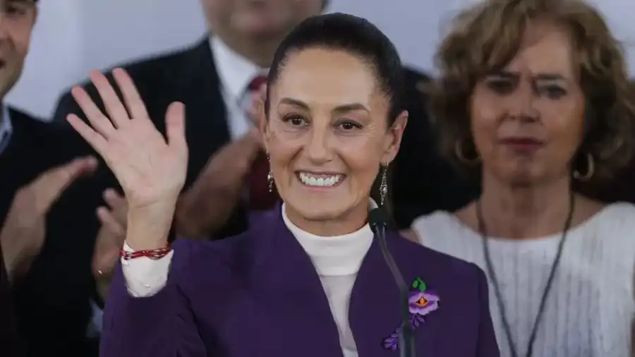 Claudia Sheinbaum elected as Mexico’s first female president Claudia Sheinbaum elected as Mexico’s first female president