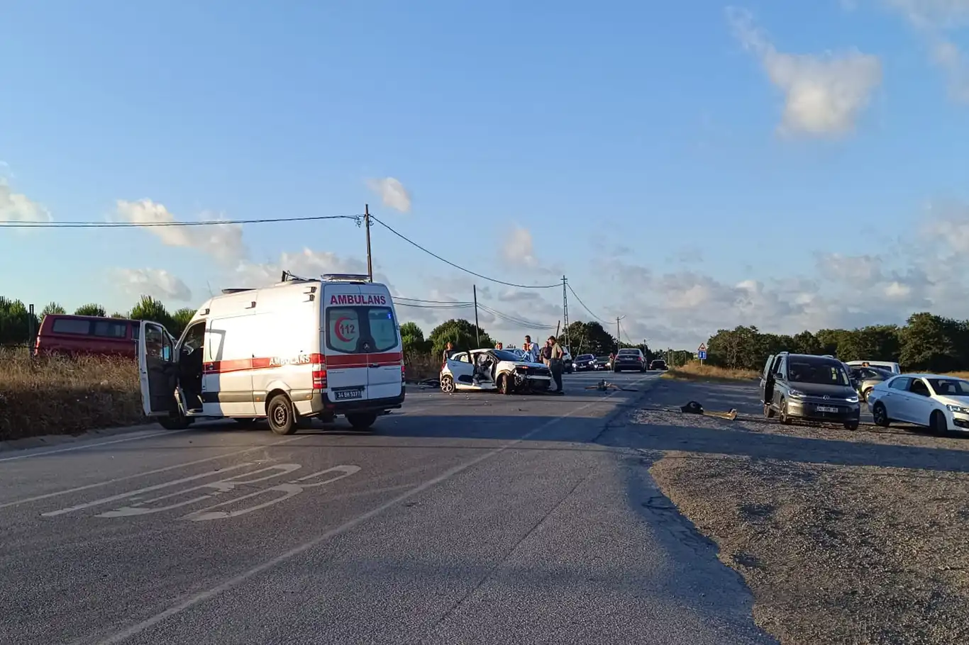 İstanbul'da trafik kazası İstanbul'da trafik kazası