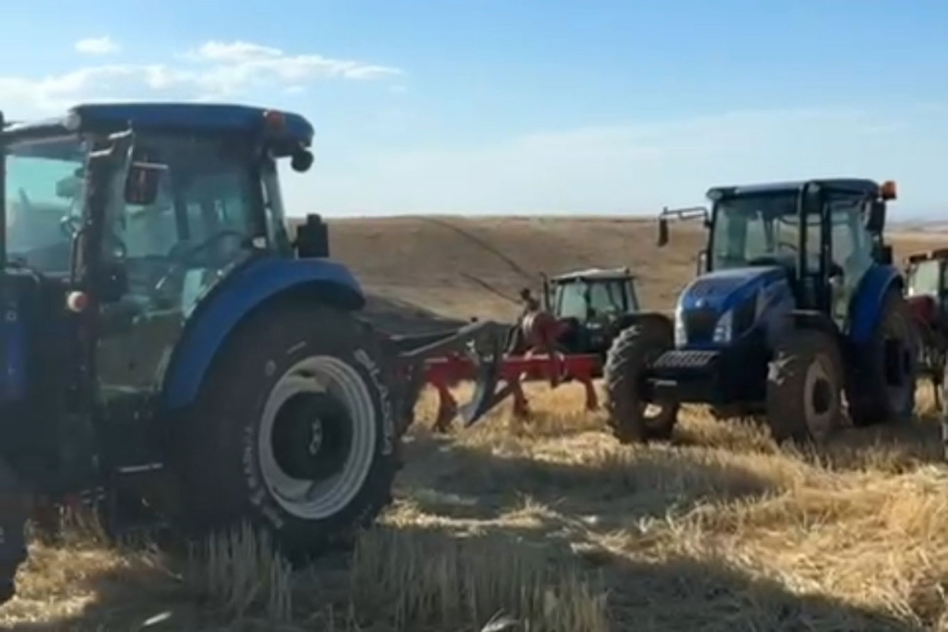 Diyarbakır'da 50 dönüm ekili alan yandı