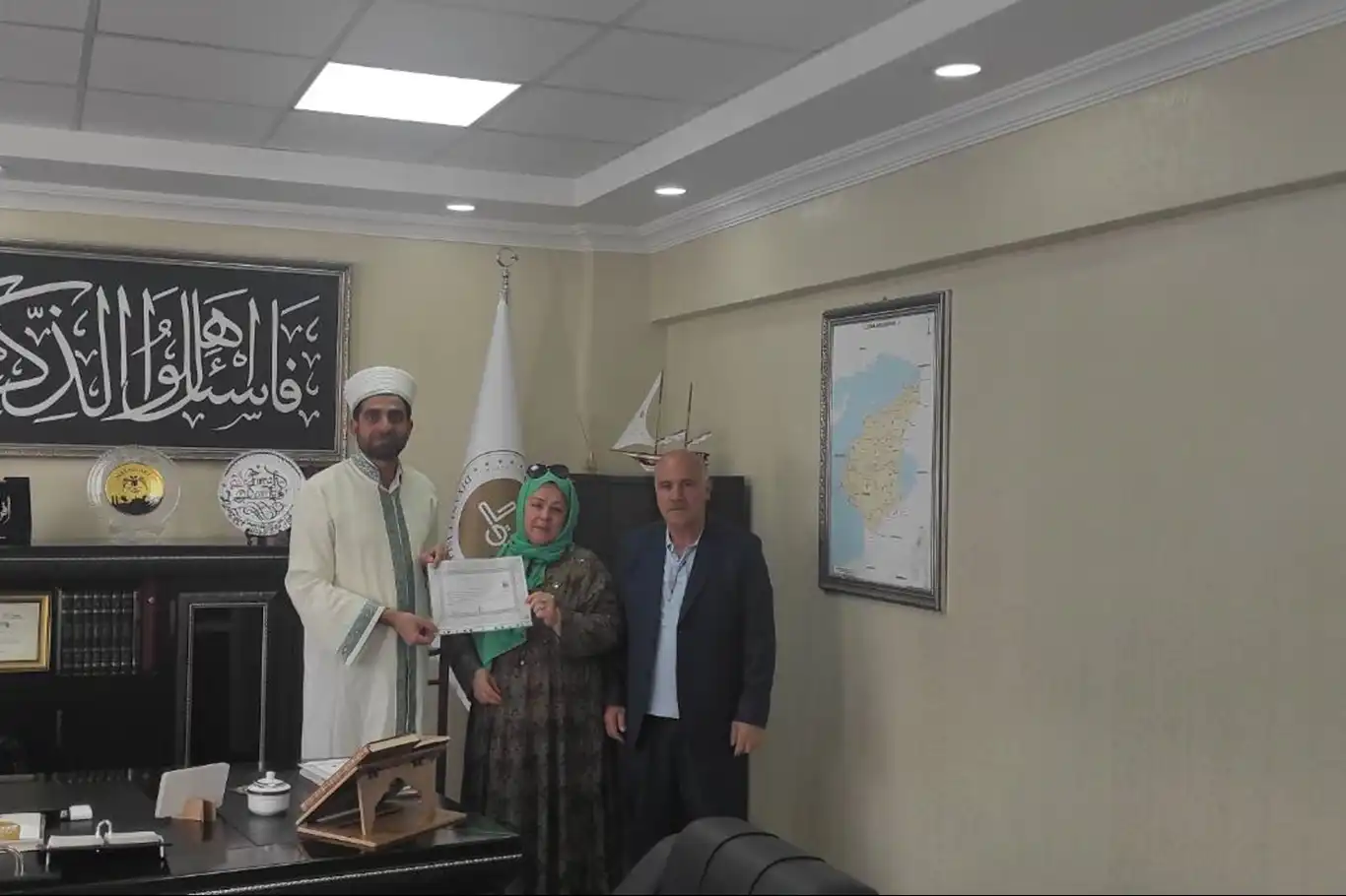 Kur'an'dan etkilenen Yelena Polyanına Van’da Müslüman oldu Kur'an'dan etkilenen Yelena Polyanına Van’da Müslüman oldu