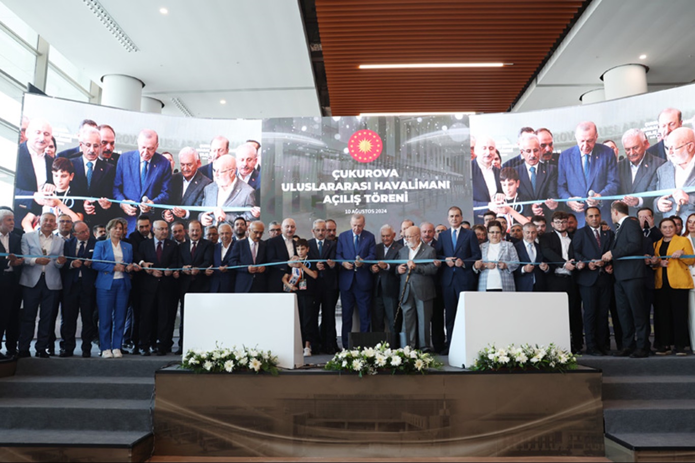 Erdoğan opens Çukurova International Airport, highlights economic impact Erdoğan opens Çukurova International Airport, highlights economic impact