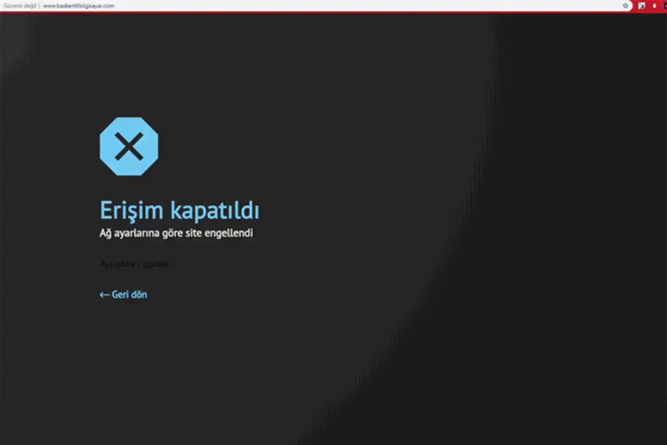 52 internet sitesine erişim engellendi 52 internet sitesine erişim engellendi
