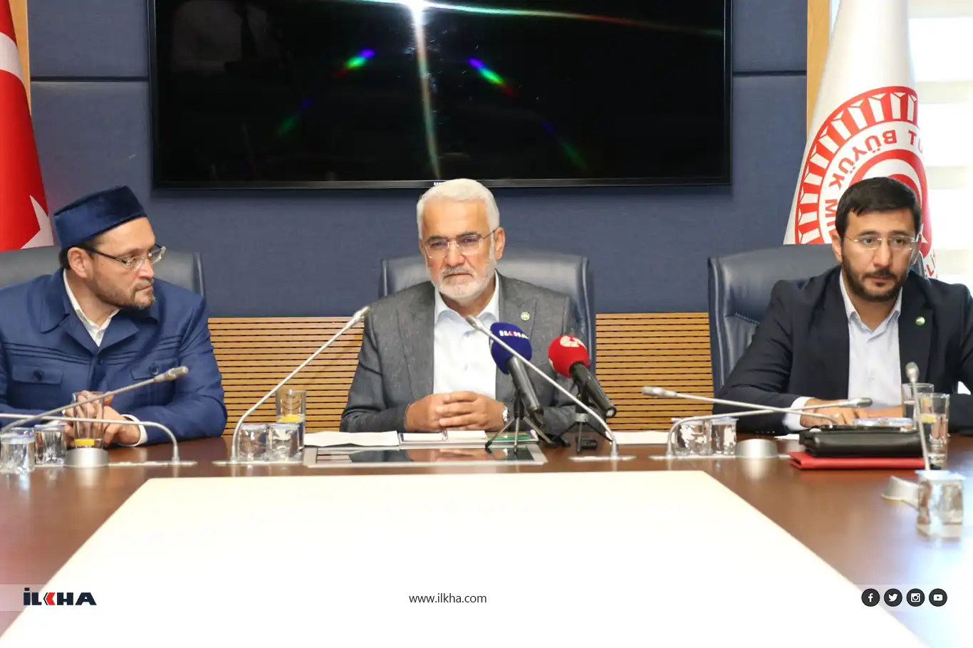 European Muslim Forum delegation meets with HÜDA PAR leader in Turkish Parliament European Muslim Forum delegation meets with HÜDA PAR leader in Turkish Parliament