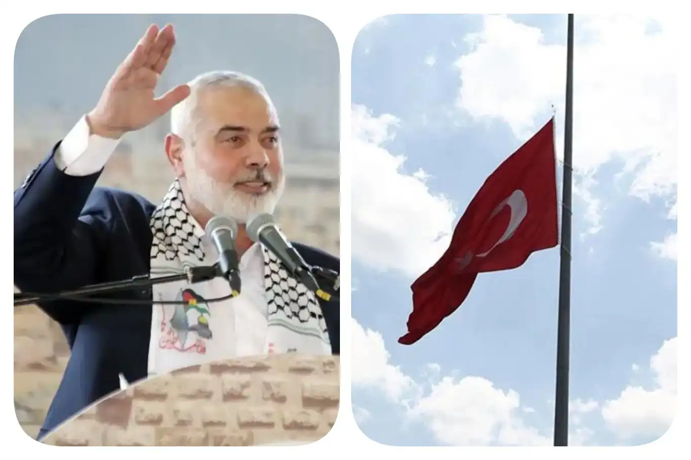 Türkiye'de bayraklar yarıya indirildi Türkiye'de bayraklar yarıya indirildi