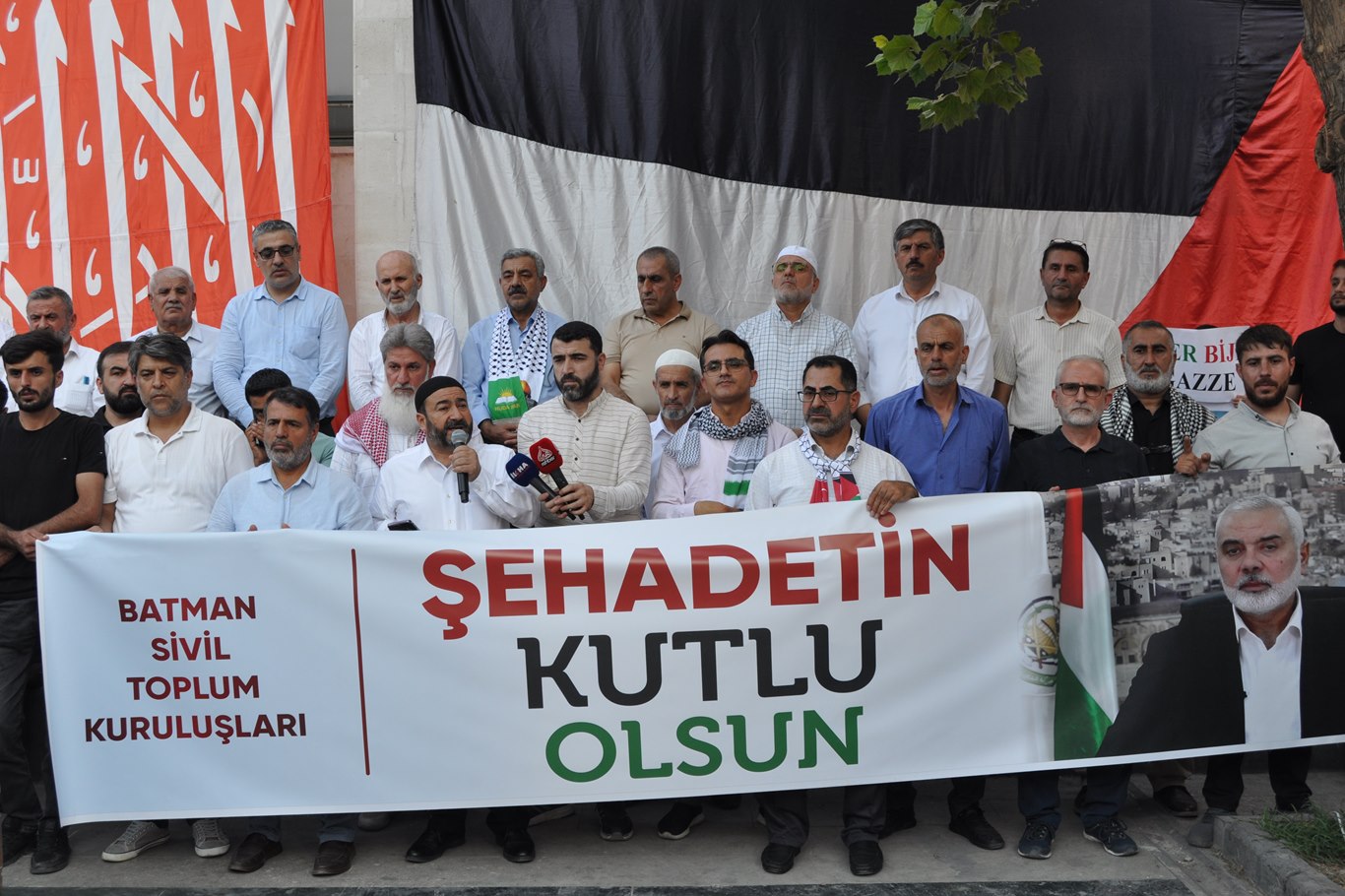 Batman'da Gazze açıklaması mitinge dönüştü: Meydanlar doldu, taştı