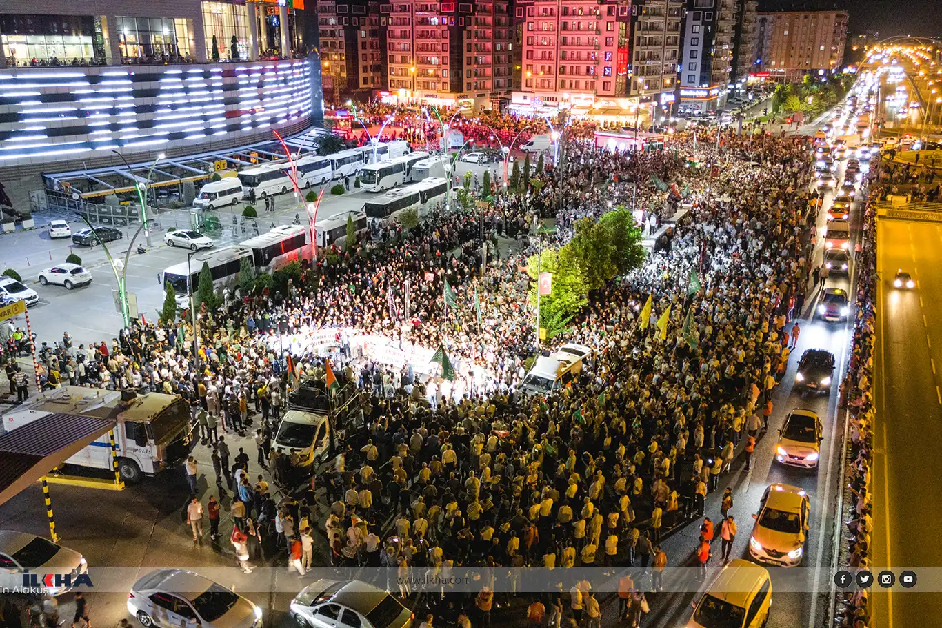 Thousands in Diyarbakır pour to streets in solidarity with Gaza following Haniyeh’s final call Thousands in Diyarbakır pour to streets in solidarity with Gaza following Haniyeh’s final call