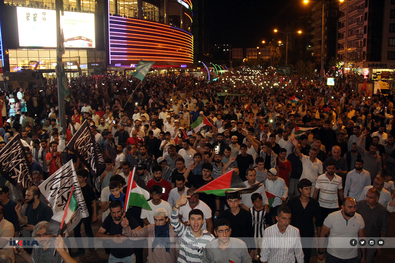 Thousands in Diyarbakır pour to streets in solidarity with Gaza following Haniyeh’s final call Thousands in Diyarbakır pour to streets in solidarity with Gaza following Haniyeh’s final call