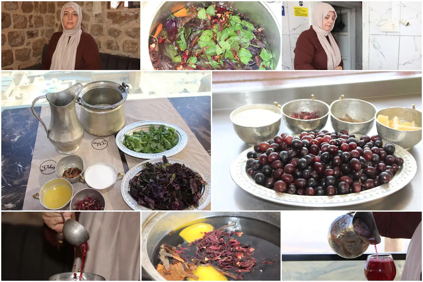 Mardin’de yaz aylarında en çok tüketilen içecekler: 'Kara üzüm şerbeti' ve 'reyhan şerbeti' Mardin’de yaz aylarında en çok tüketilen içecekler: 'Kara üzüm şerbeti' ve 'reyhan şerbeti'