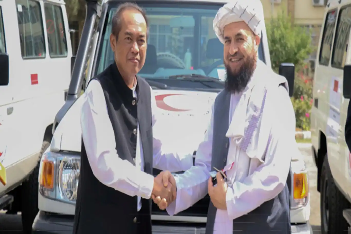 Indonesia donates ambulances to Afghan Red Crescent Society Indonesia donates ambulances to Afghan Red Crescent Society