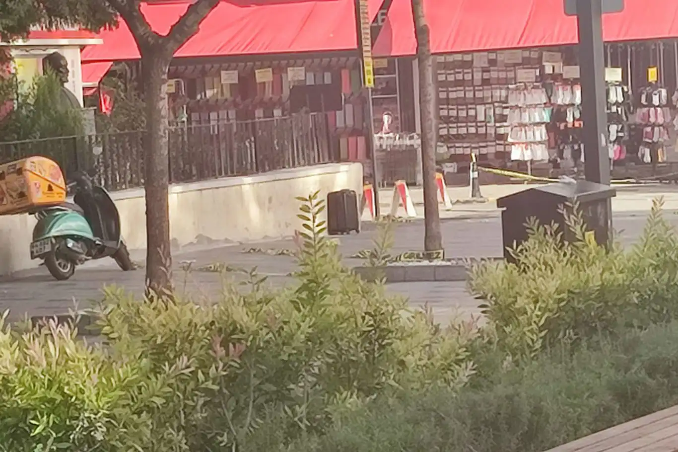 Uşak'ta şüpheli valiz paniği! Uşak'ta şüpheli valiz paniği!