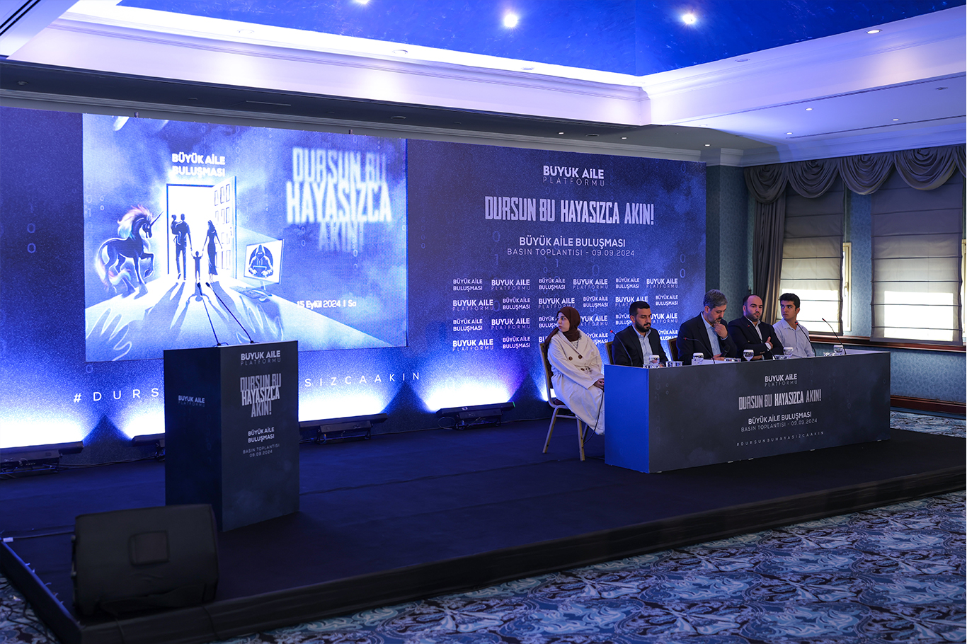 Büyük Aile Platformu’ndan "Büyük Aile Buluşması ve Sessiz Yürüyüş" öncesi basın toplantısı