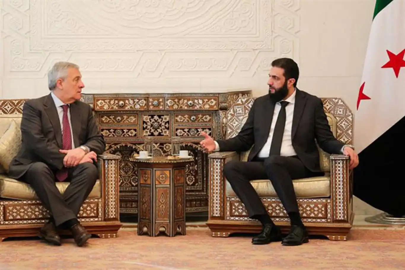 İtalya Dışişleri Bakanı Tajani, Suriye'ye gitti İtalya Dışişleri Bakanı Tajani, Suriye'ye gitti