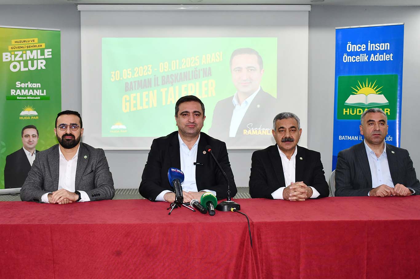 HÜDA PAR Batman Milletvekili Serkan Ramanlı, gazetecilerle bir araya geldi