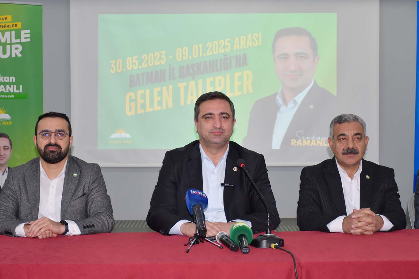 HÜDA PAR Batman Milletvekili Serkan Ramanlı, gazetecilerle bir araya geldi