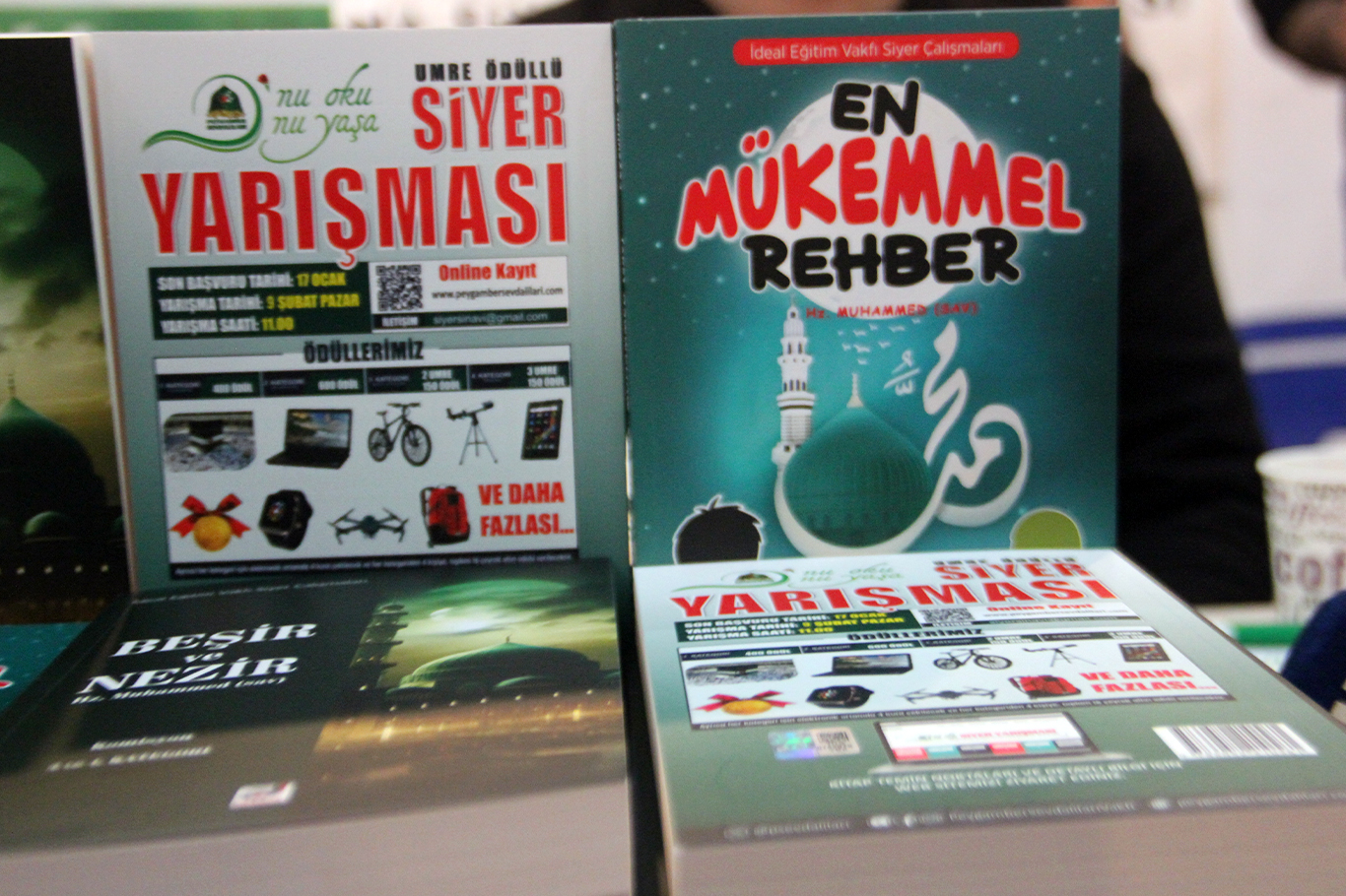Siyer sınavı standı Adana Kitap Fuarı'nda