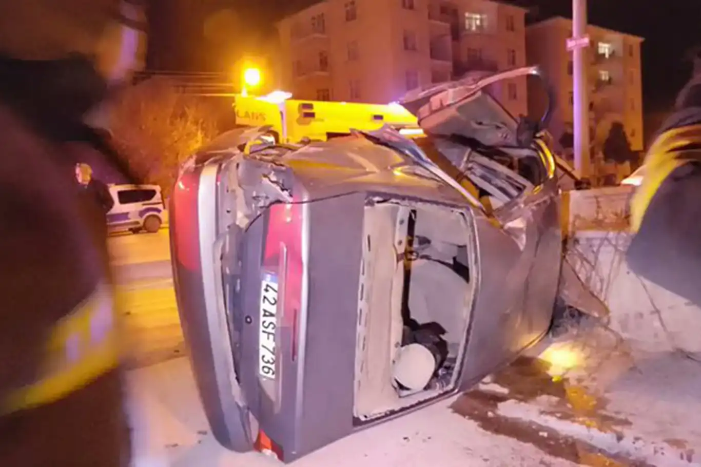 Konya'da trafik kazası: Biri ağır 5 yaralı Konya'da trafik kazası: Biri ağır 5 yaralı