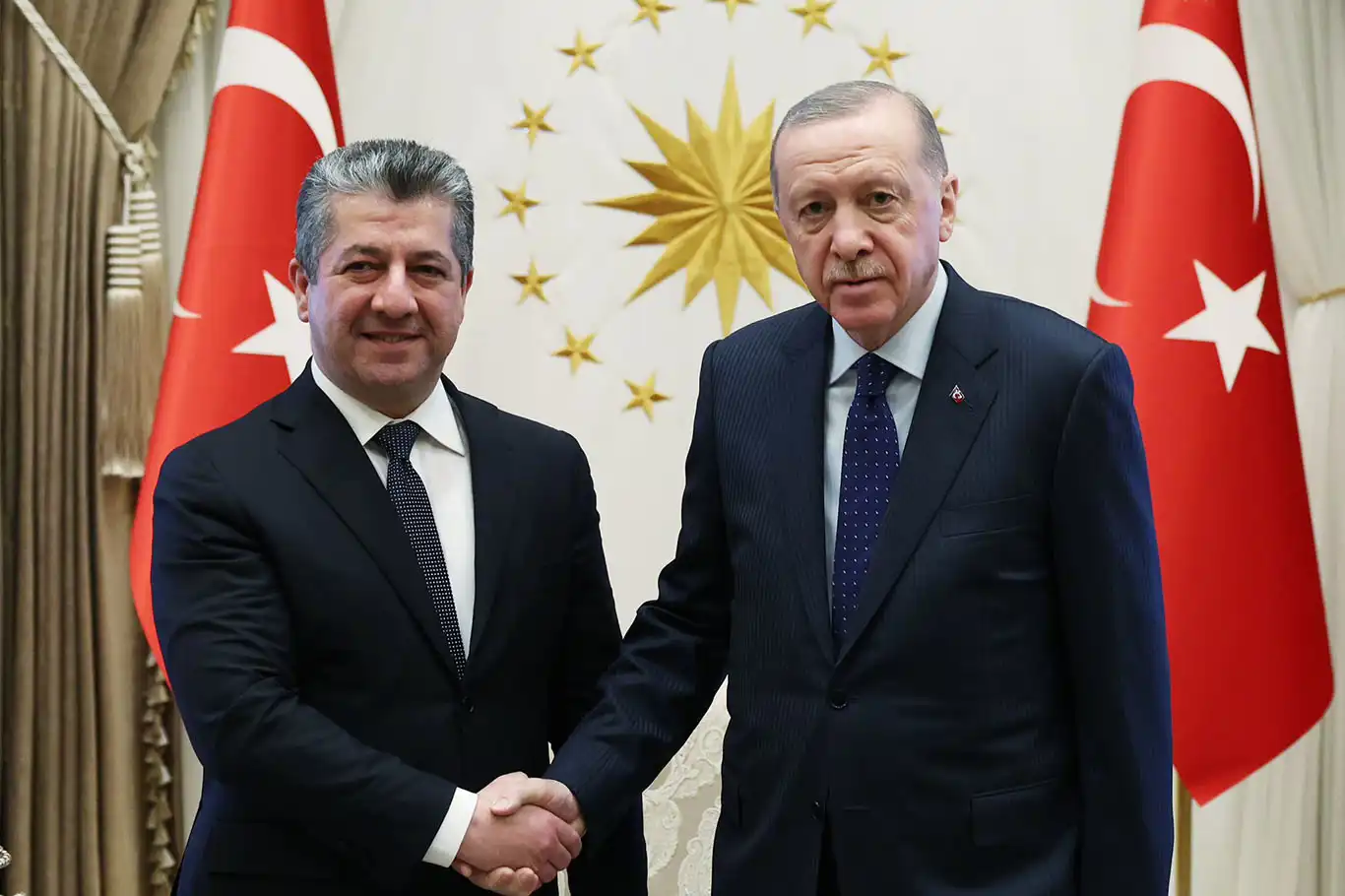 Erdoğan meets with Kurdish Prime Minister Masrour Barzani in Ankara Erdoğan meets with Kurdish Prime Minister Masrour Barzani in Ankara